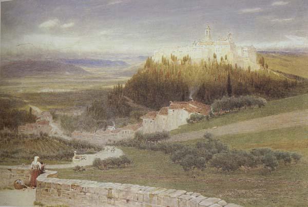 Albert Goodwin,RWS Certosa,near Florence (mk46) oil painting picture